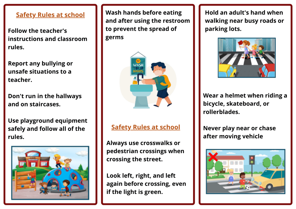 Safety Rules for Class 1
