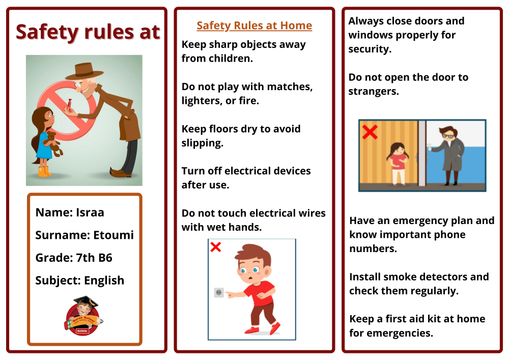 Safety Rules for Class 1