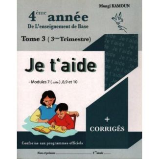 JE T AIDE 4ème 3ème Trimestre