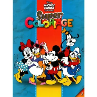 MICKEY MOUSE – SUPER COLORIAGE N°02