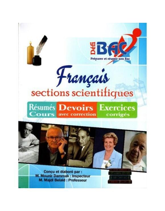 Défi Bac Français – Sections Scientifiques
